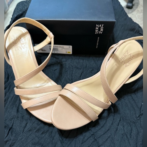 Naturalized Brenta Creme Brulee Strappy Sandals - Picture 1 of 5